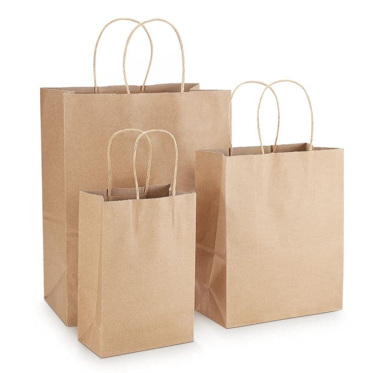 Kraft Carry Bags — view 1