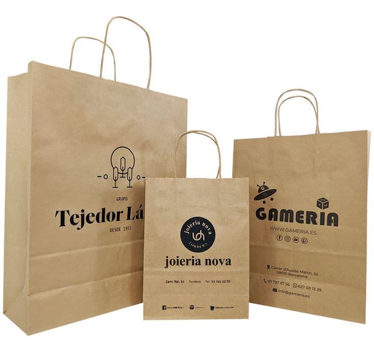 Recycled Paper Carry Bags — view 1