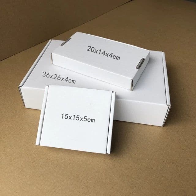 White Corrugated Boxes — view 1