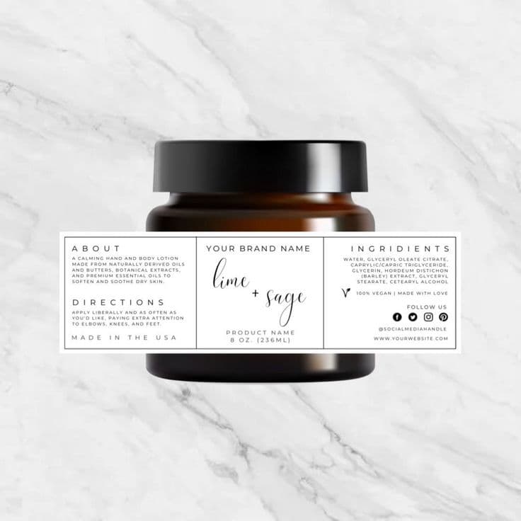 Jar Labels — view 1