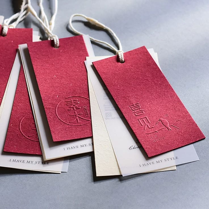 Textured Paper Tags — view 1